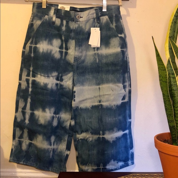 Levi’s Made and Crafted Bleach Dye Culottes - Picture 2 of 4
